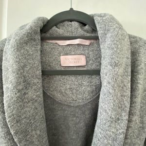 Victoria’s Secret Fuzzy Warm Gray Bathrobe